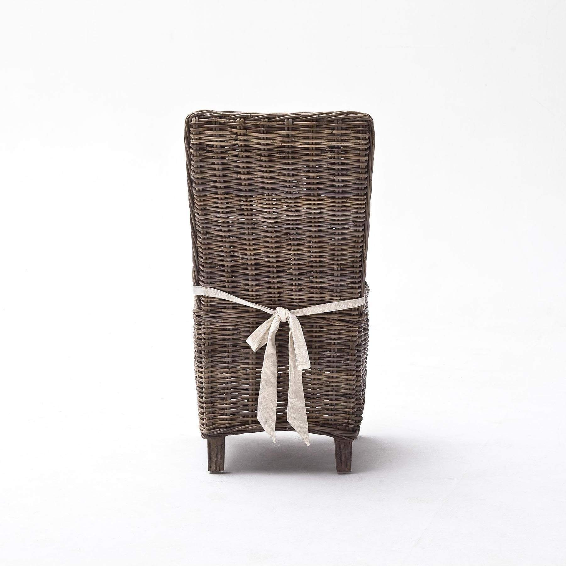 Morin Esszimmerstuhl aus Kubu-Rattan, 2er-Set