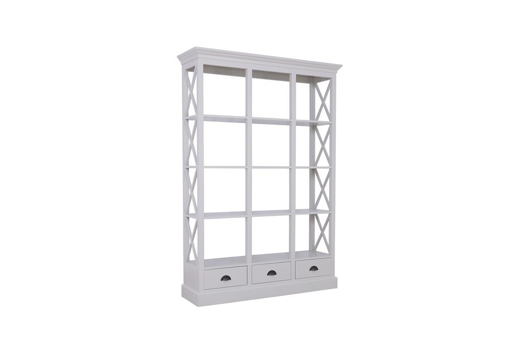 Breites offenes Landhausregal