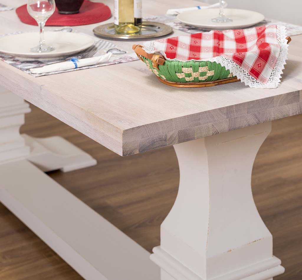 Klostertafel im Landhausstil für große Runden - in vielen Farben erhältlich! Klostertafel im Landhausstil für große Runden - in vielen Farben erhältlich!