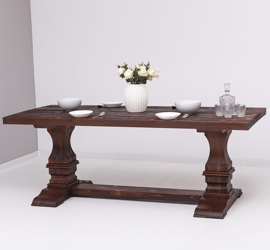 Klostertafel im Landhausstil für große Runden - in vielen Farben erhältlich! Klostertafel im Landhausstil für große Runden - in vielen Farben erhältlich!