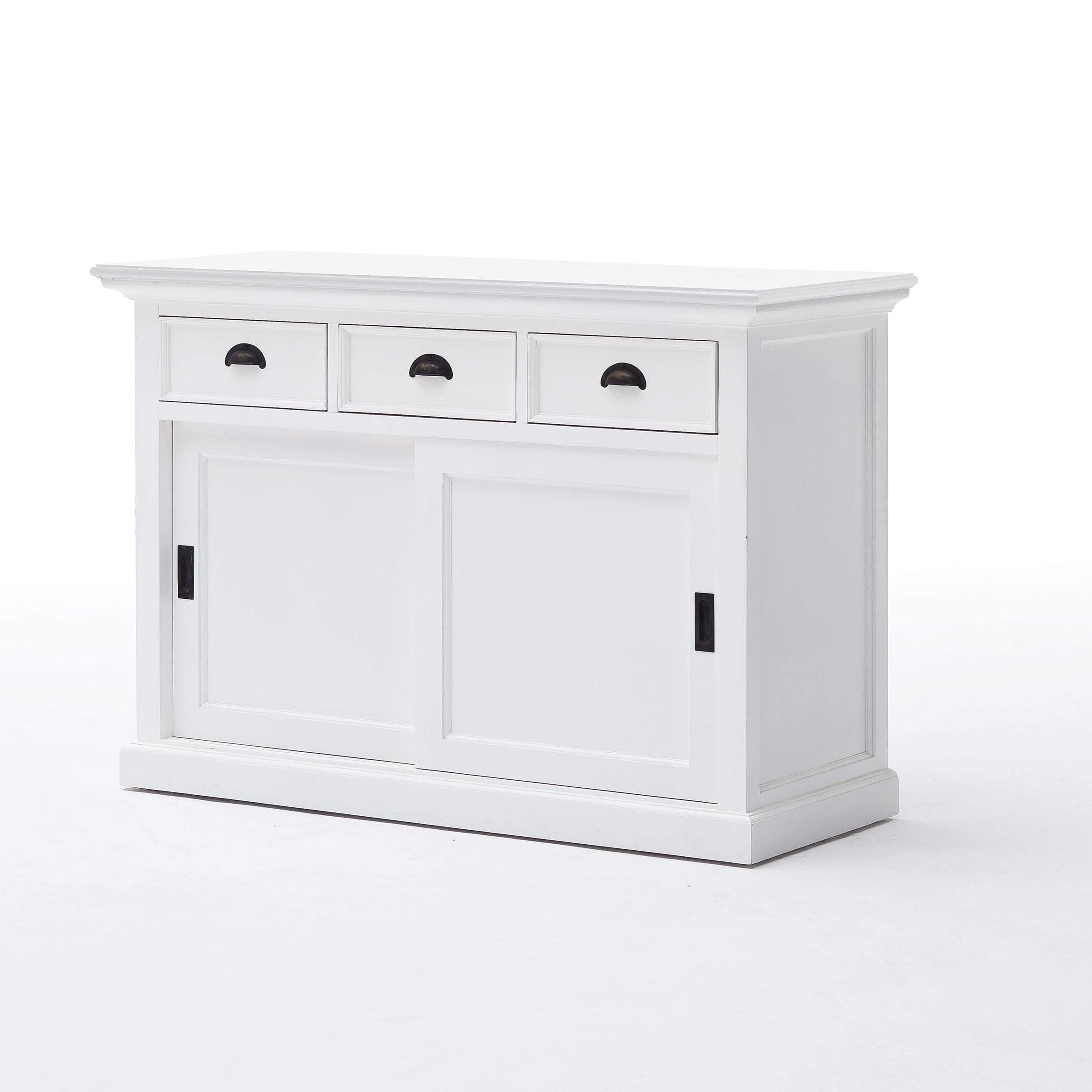 Halifax Sideboard mit Schiebetüren – Weiß