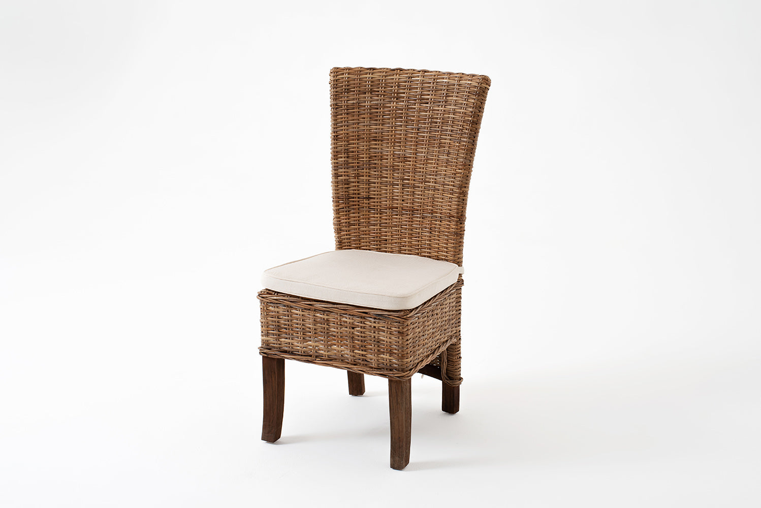 Salsa Esszimmerstuhl aus Kubu-Rattan im 2er-Set