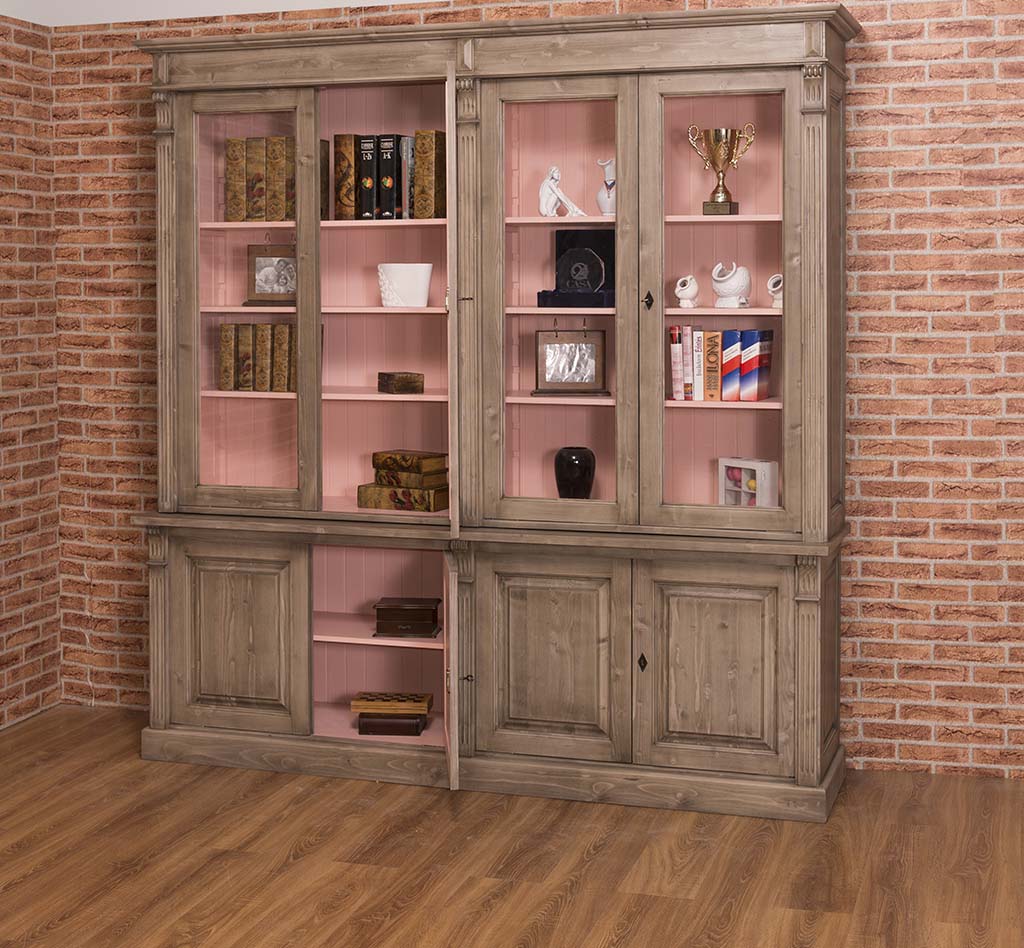 Hochschrank im edlen Shabby Chic - in vielen Farben erhältlich!