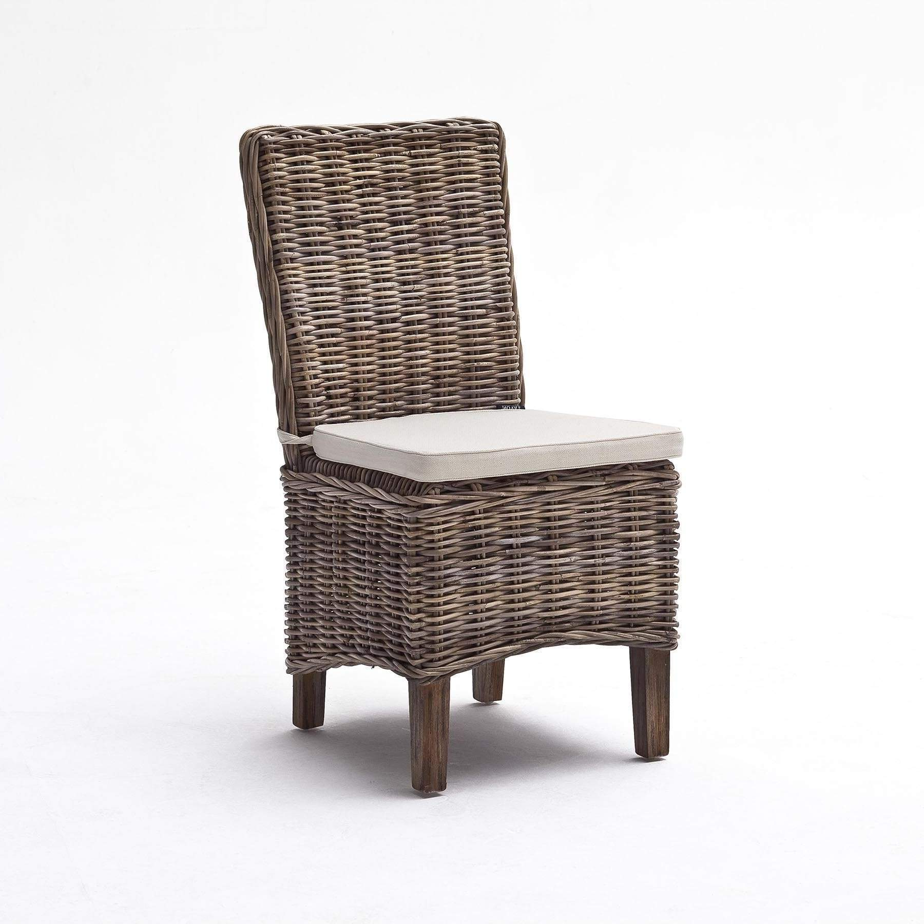 Morin Esszimmerstuhl aus Kubu-Rattan, 2er-Set