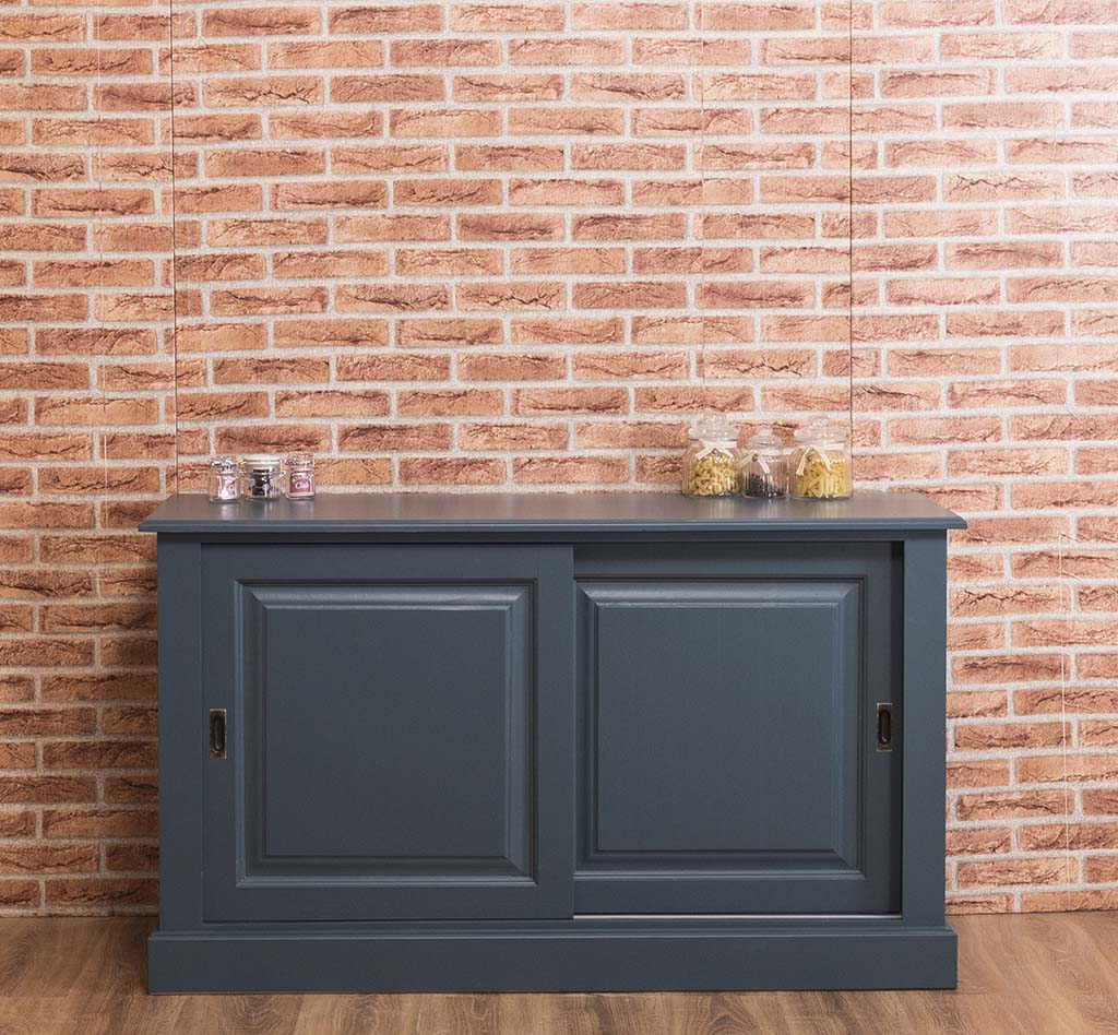 Kompaktes Sideboard im schlichten Landhausstil mit Schiebetüren - in vielen Farben erhältlich!