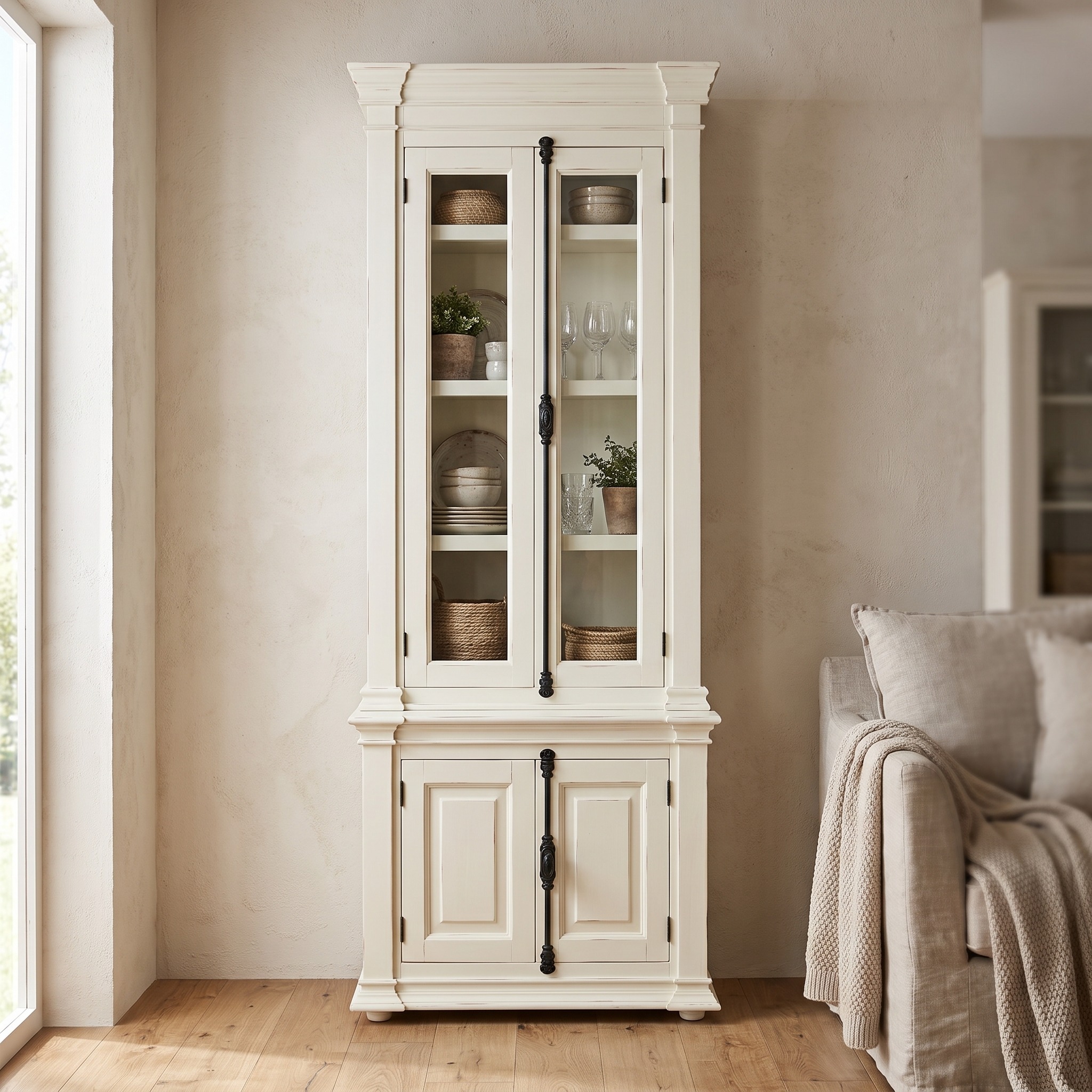 Vitrine im Jugendstil - Aussteller zum Sonderpreis!