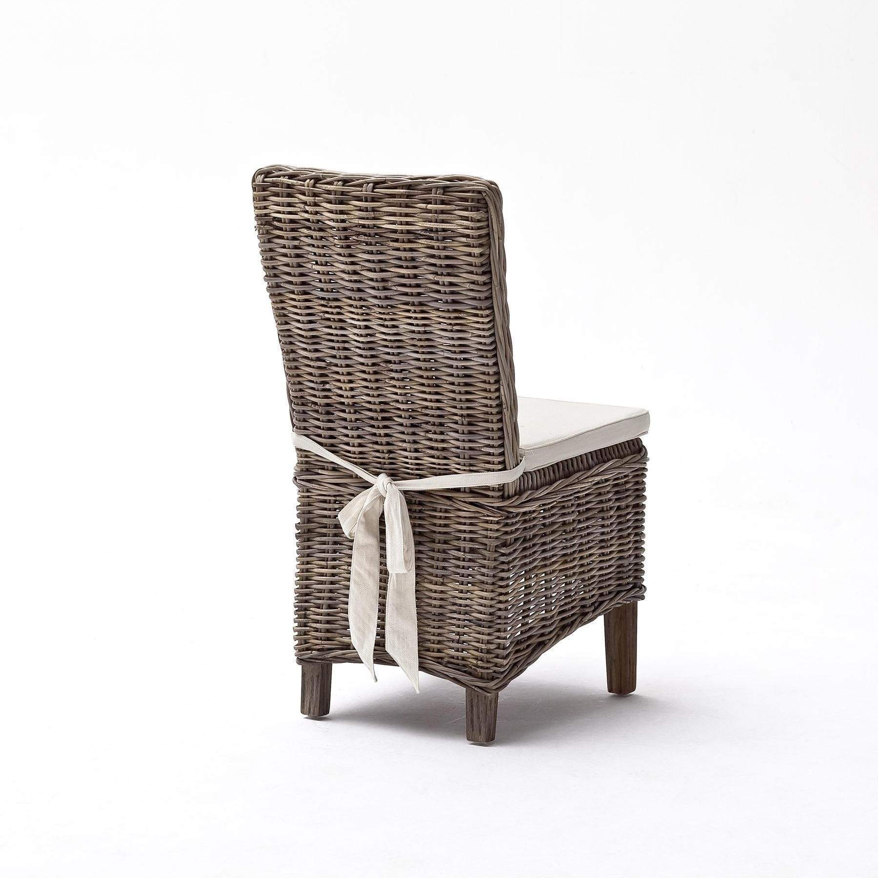Morin Esszimmerstuhl aus Kubu-Rattan, 2er-Set