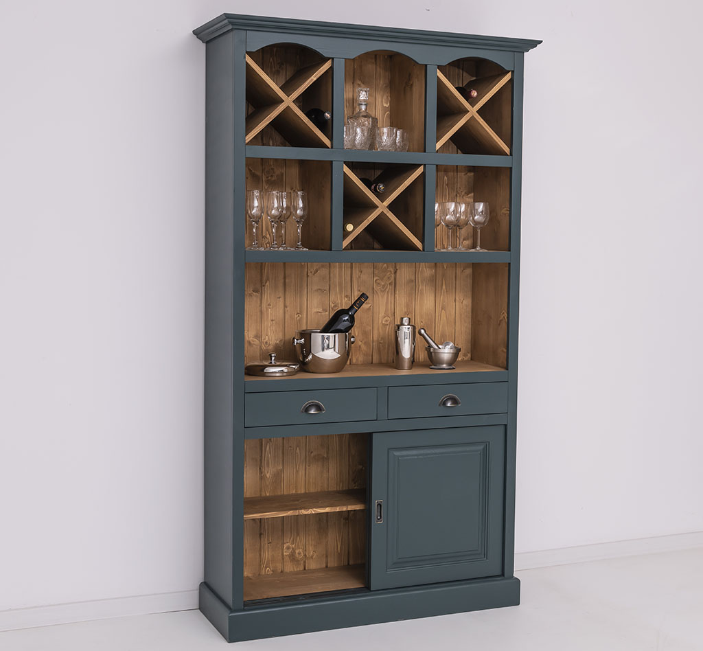 Kompakter Barschrank im Landhausstil - in vielen Farben erhältlich! Kompakter Barschrank im Landhausstil - in vielen Farben erhältlich!