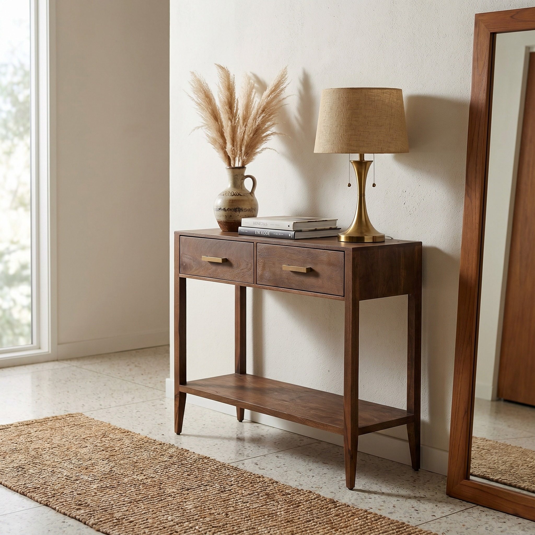 Konsolentisch Dorset aus Mangoholz – Zeitloser Landhausstil