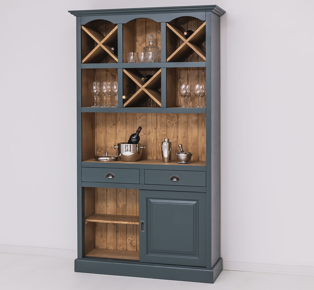 Kompakter Barschrank im Landhausstil - in vielen Farben erhältlich! Kompakter Barschrank im Landhausstil - in vielen Farben erhältlich!