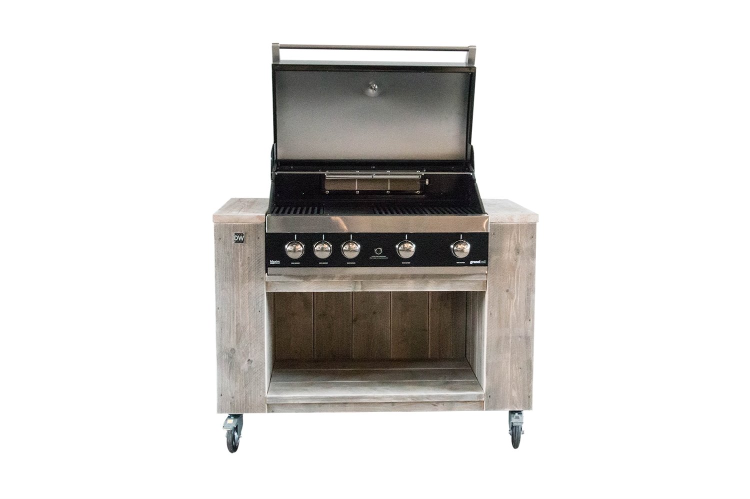 BBQ Modul aus Gerüstholz