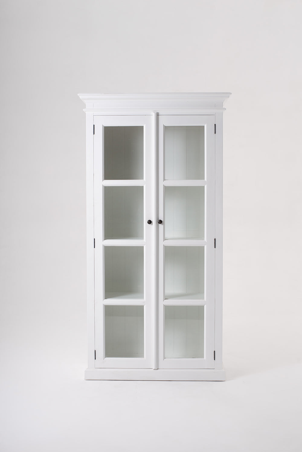 Halifax Doppel-Vitrine – Weiß