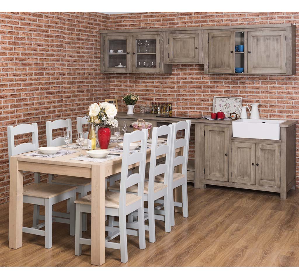 Rustikales Hängeregal im Landhausstil - in vielen Farben erhältlich!