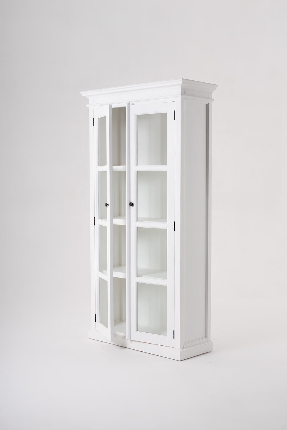 Halifax Doppel-Vitrine – Weiß