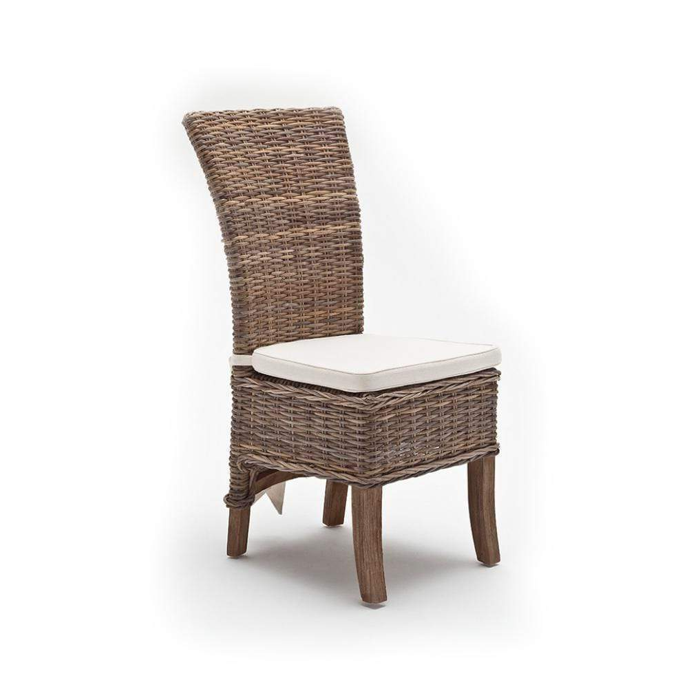 Salsa Esszimmerstuhl aus Kubu-Rattan im 2er-Set