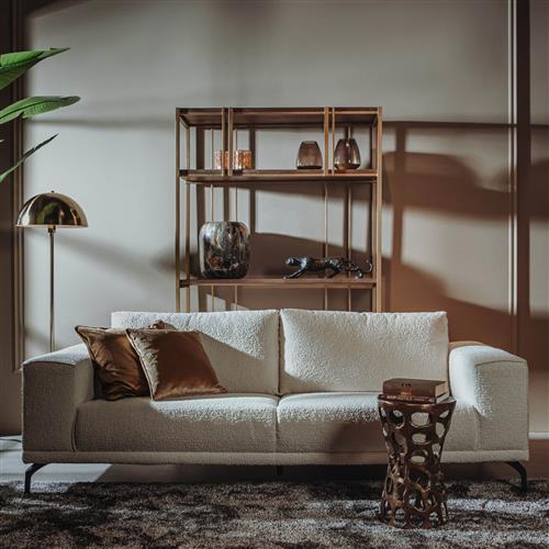 Bücherregal Dorset – Natürliches Mangoholz im modernen Landhauslook