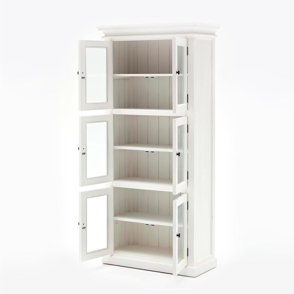 Halifax Vitrinenschrank Mittelgroß – Weiß