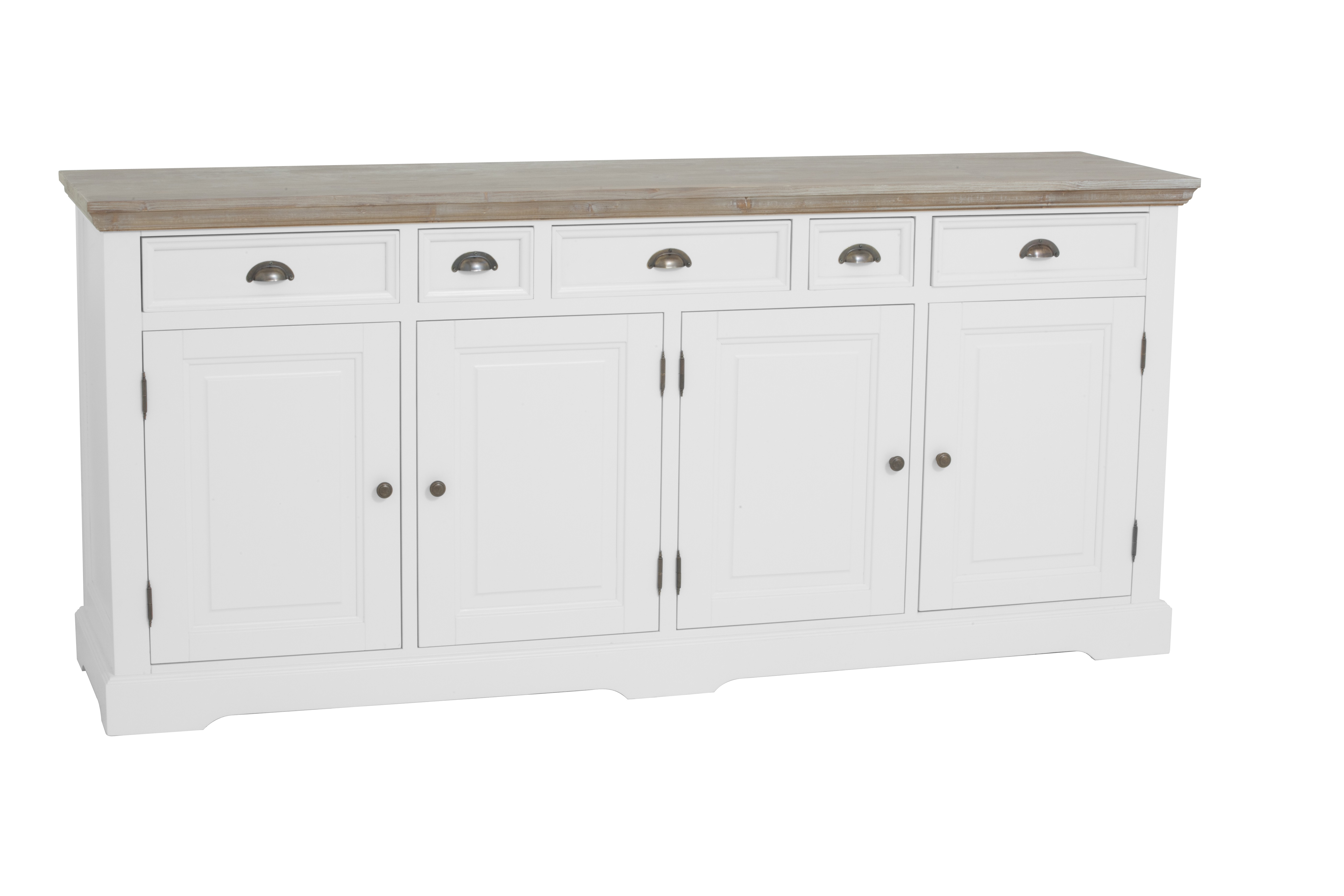 Individuelles Sideboard Penzance mit rustikaler Platte