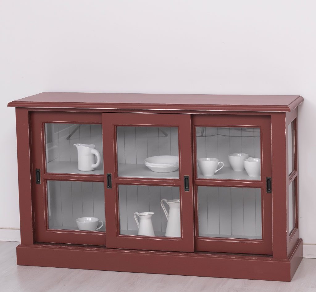 Langes Sideboard im holländischen Landhausstil mit Schiebetüren - in vielen Farben erhältlich!