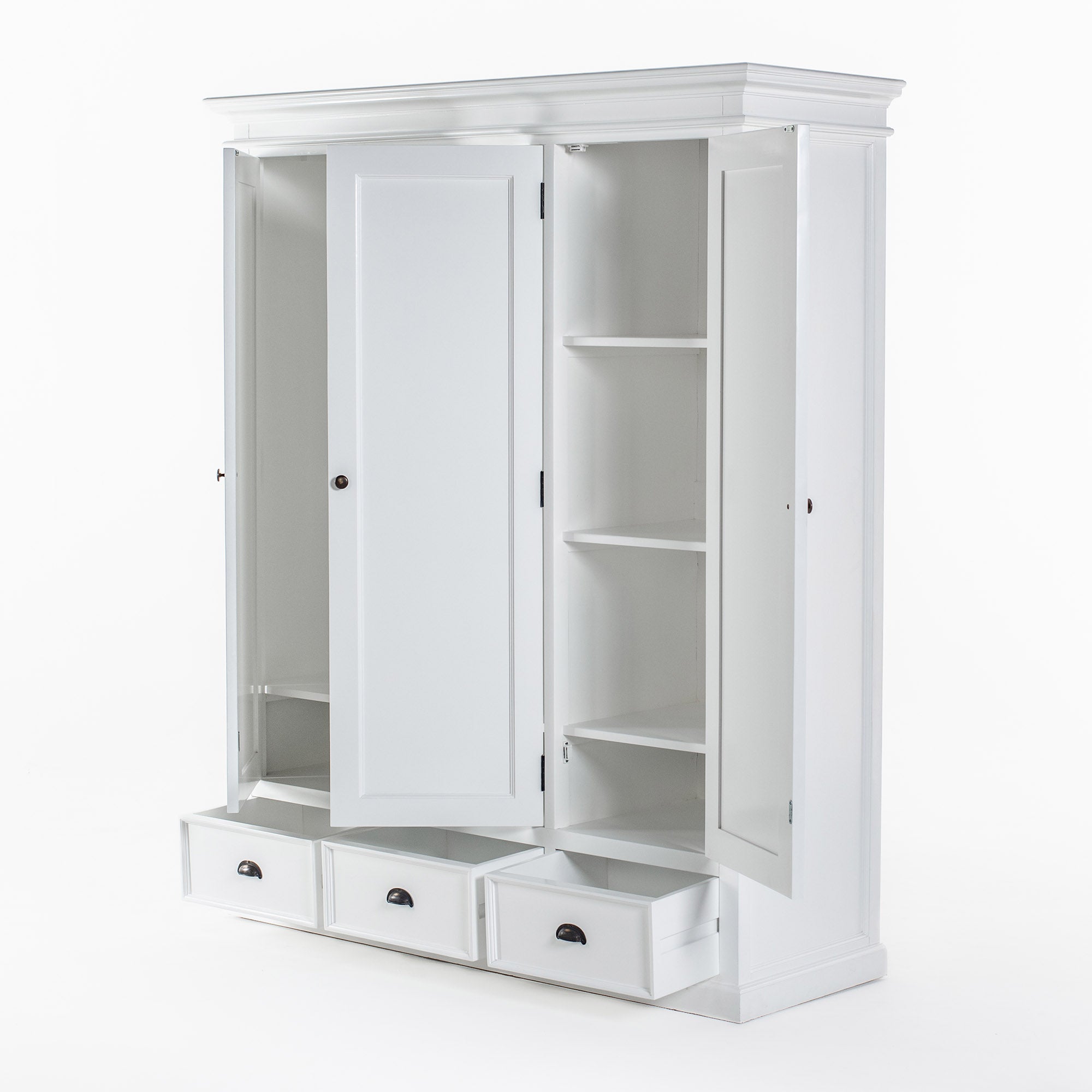 Kleiderschrank mit 3 Türen – Halifax Landhausstil