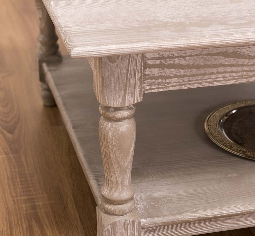 Eleganter Kaffeetisch im Landhausstil - in vielen Farben erhältlich!