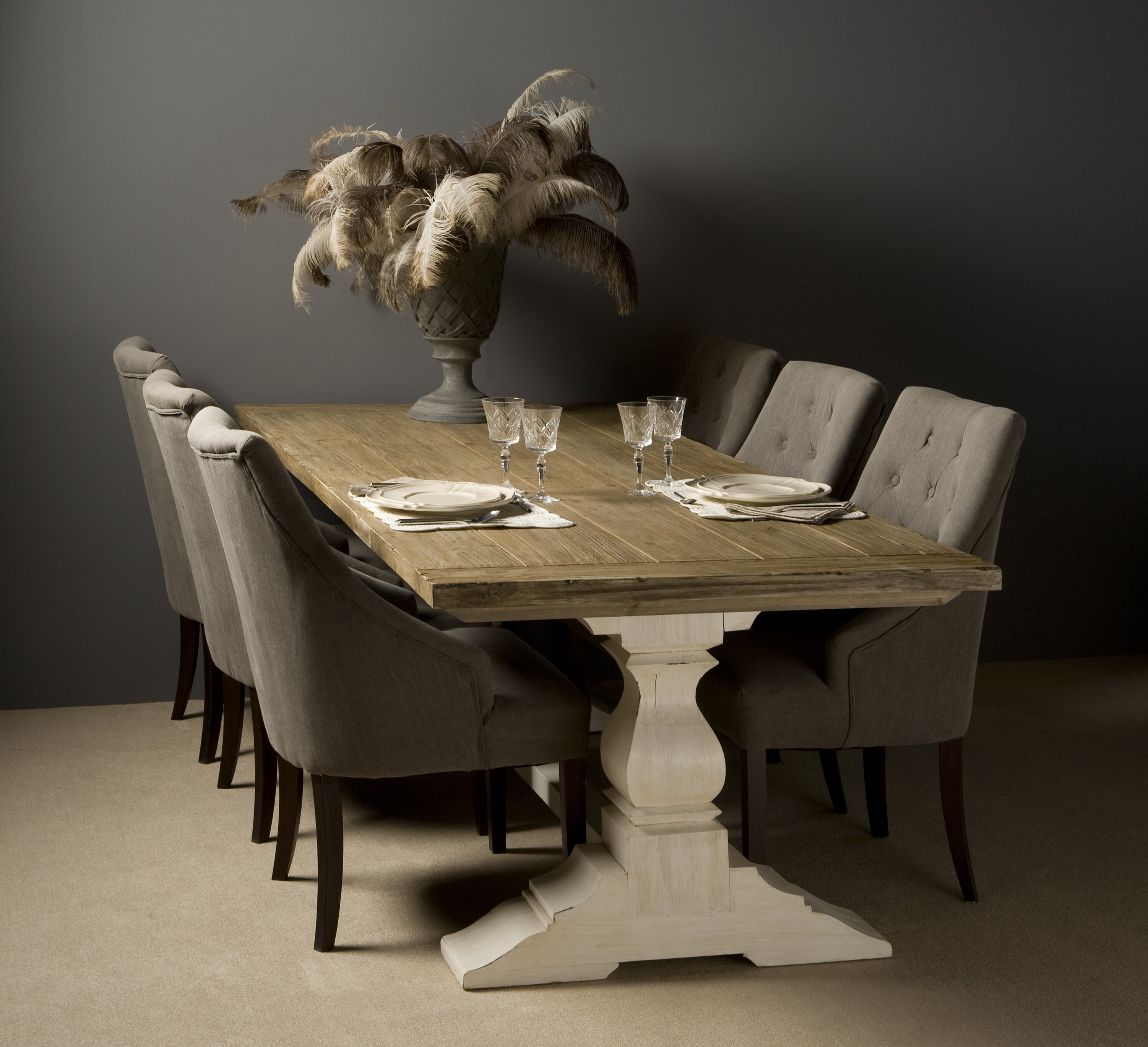Klostertisch im Landhausstil Rustic Cottage