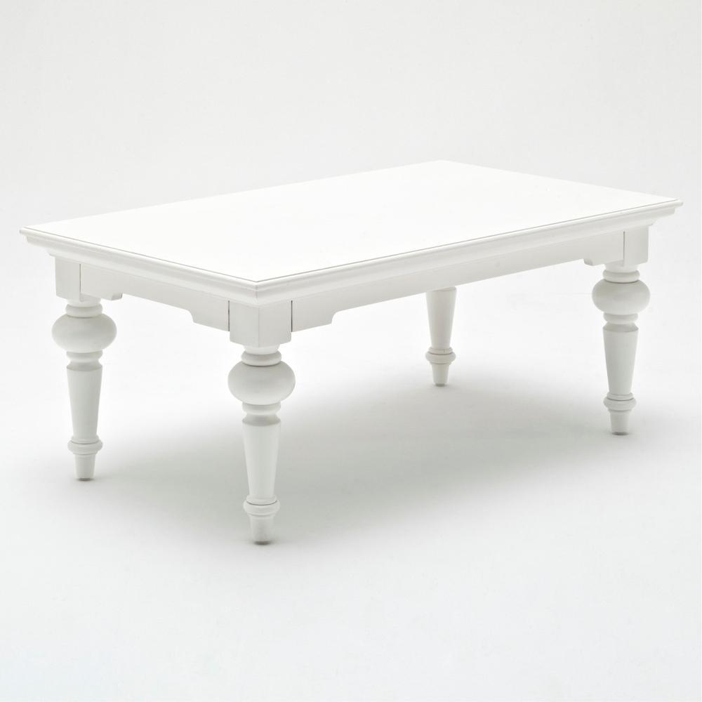 Provence Rechteckiger Couchtisch – Weiß