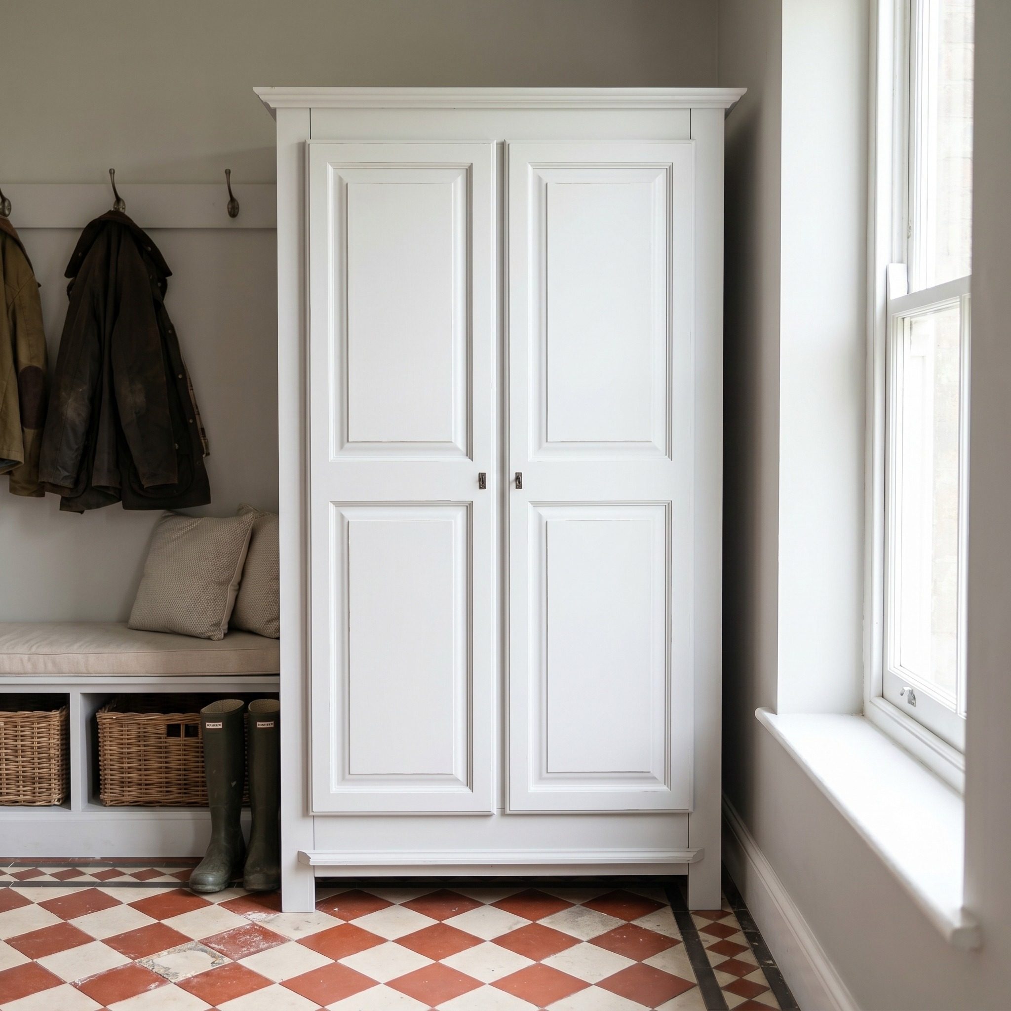 Kleiderschrank im Shabby Chic - in vielen Farben erhältlich!