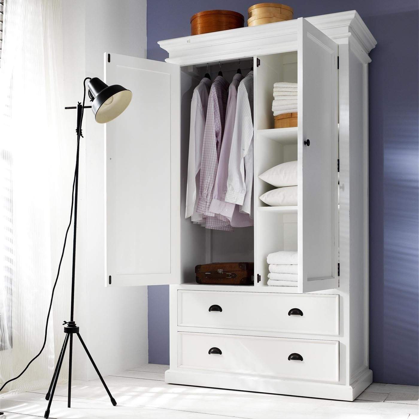 Halifax Kleiderschrank – Weiß