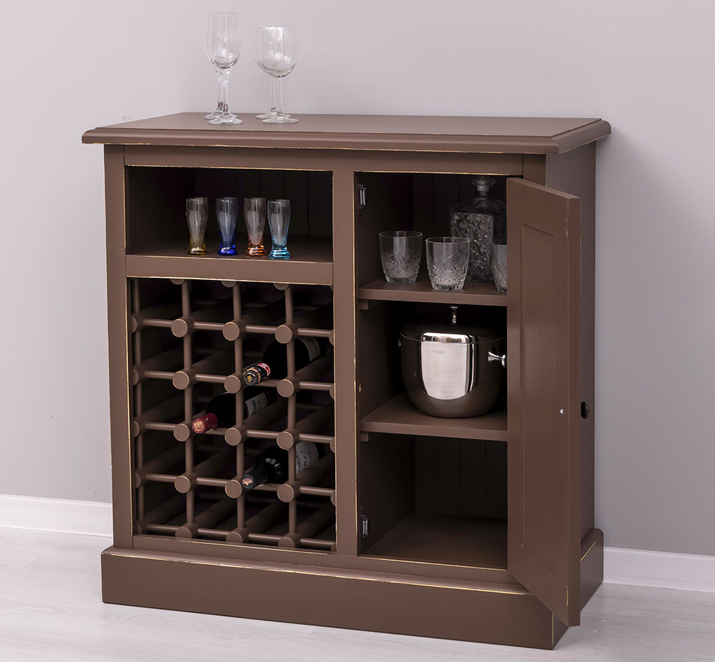 Kompaktes Weinregal im Shabby Chic - in vielen Farben erhältlich! Kompaktes Weinregal im Shabby Chic - in vielen Farben erhältlich!
