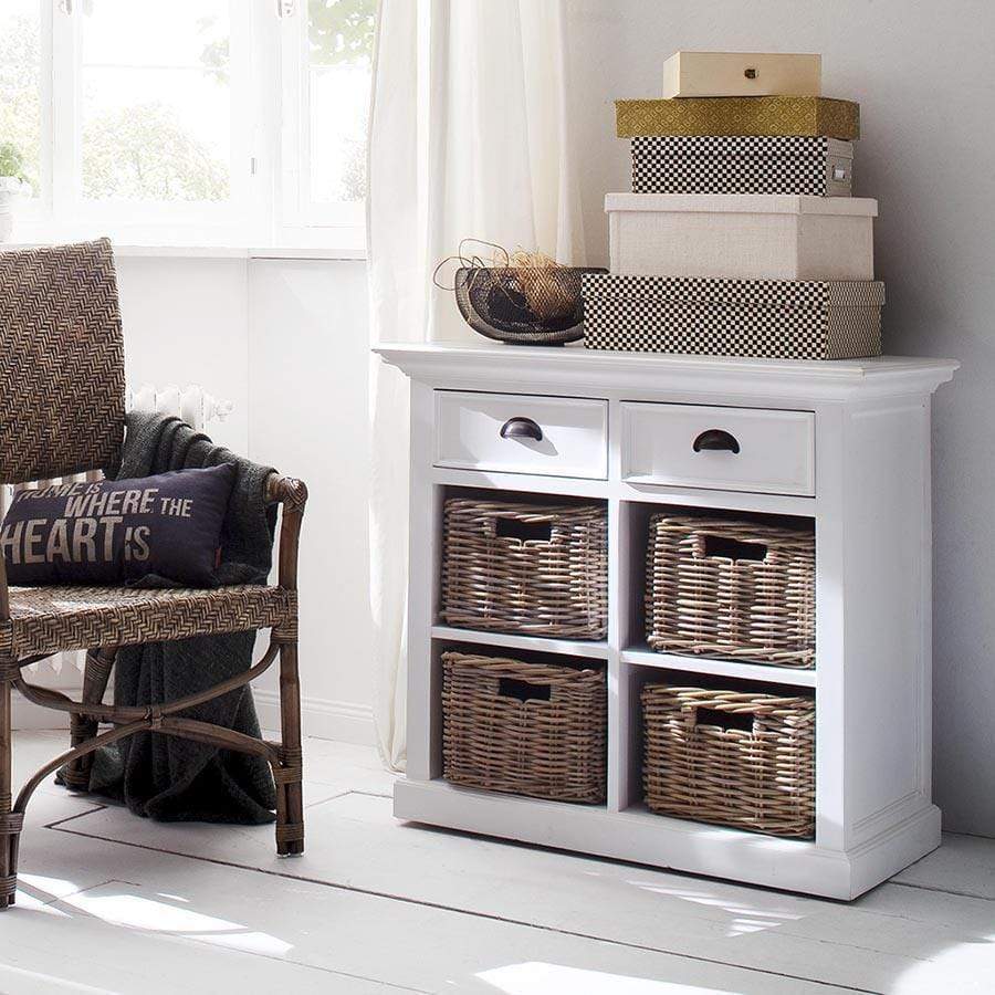 Halifax Kleines Sideboard – Weiß
