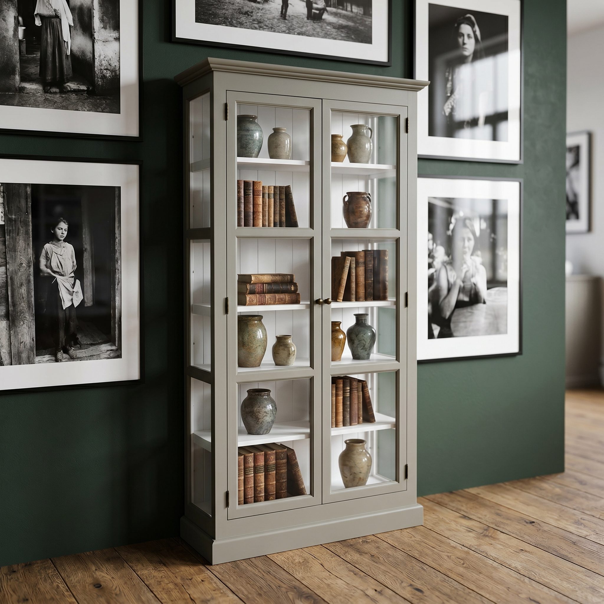 Vitrine für den gehobenen Landhausstil