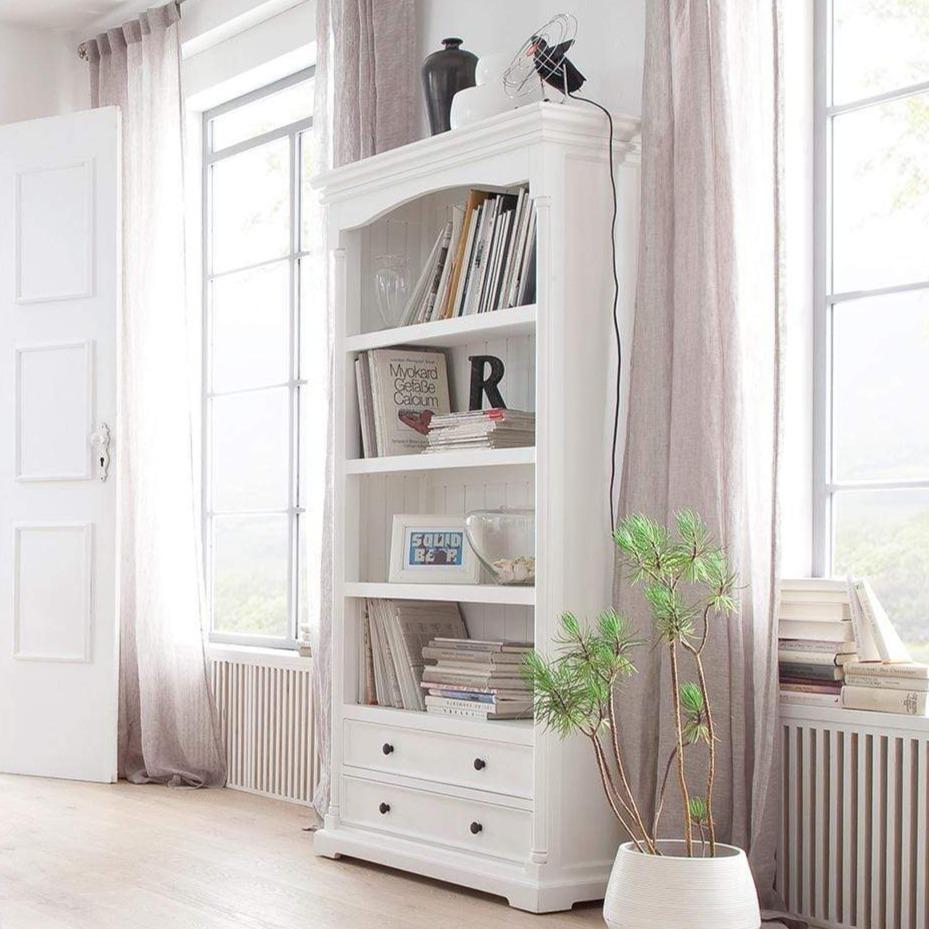 Bücherregal Provence – Weiß