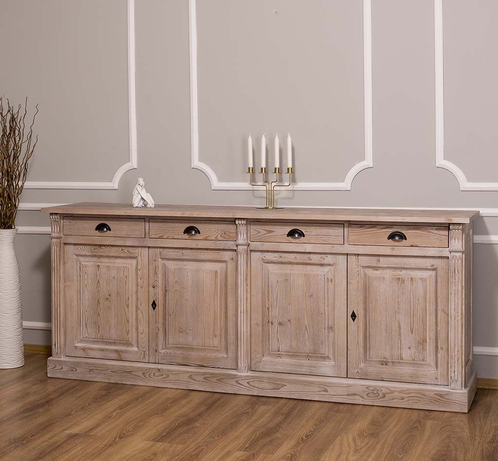 Praktisches Sideboard im Jugendstil mit vier Schubladen - in vielen Farben erhältlich!