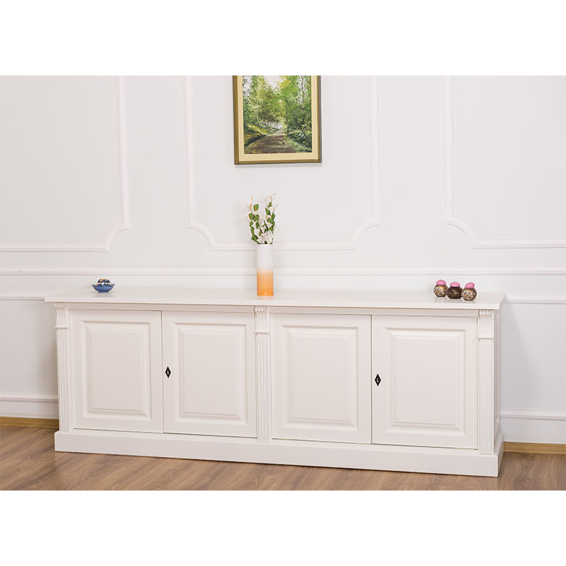 Schlichtes Sideboard im Jugendstil mit vier Türen - in vielen Farben erhältlich! Schlichtes Sideboard im Jugendstil mit vier Türen - in vielen Farben erhältlich!