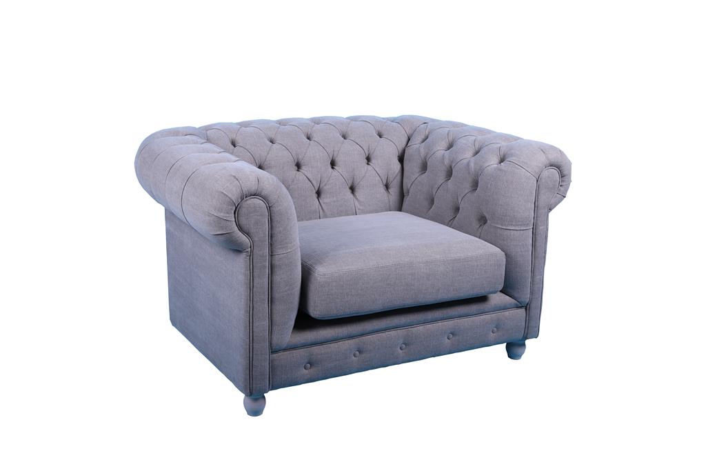 Eleganter Sessel Landhaus Chesterfield