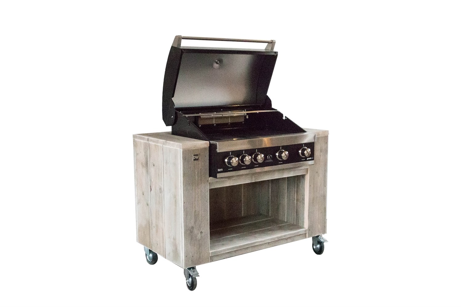 BBQ Modul aus Gerüstholz