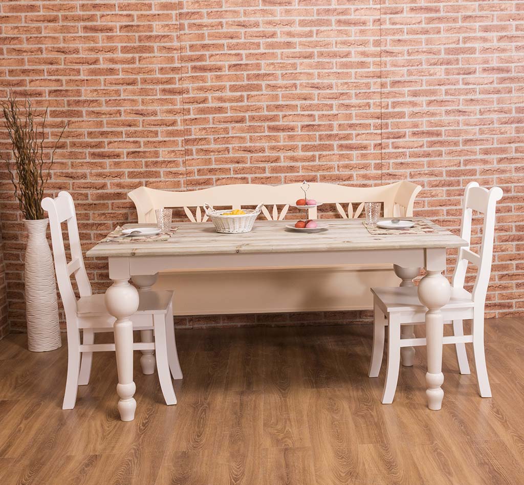 Gemütliche Sitzbank im Landhausstil - in vielen Farben erhältlich!