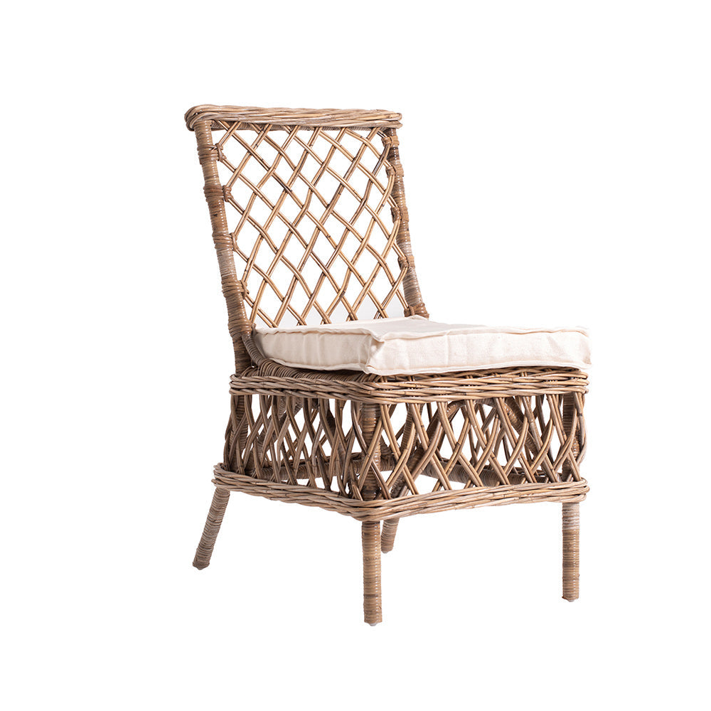 Marquis Esszimmerstuhl aus Kubu-Rattan im 2er-Set