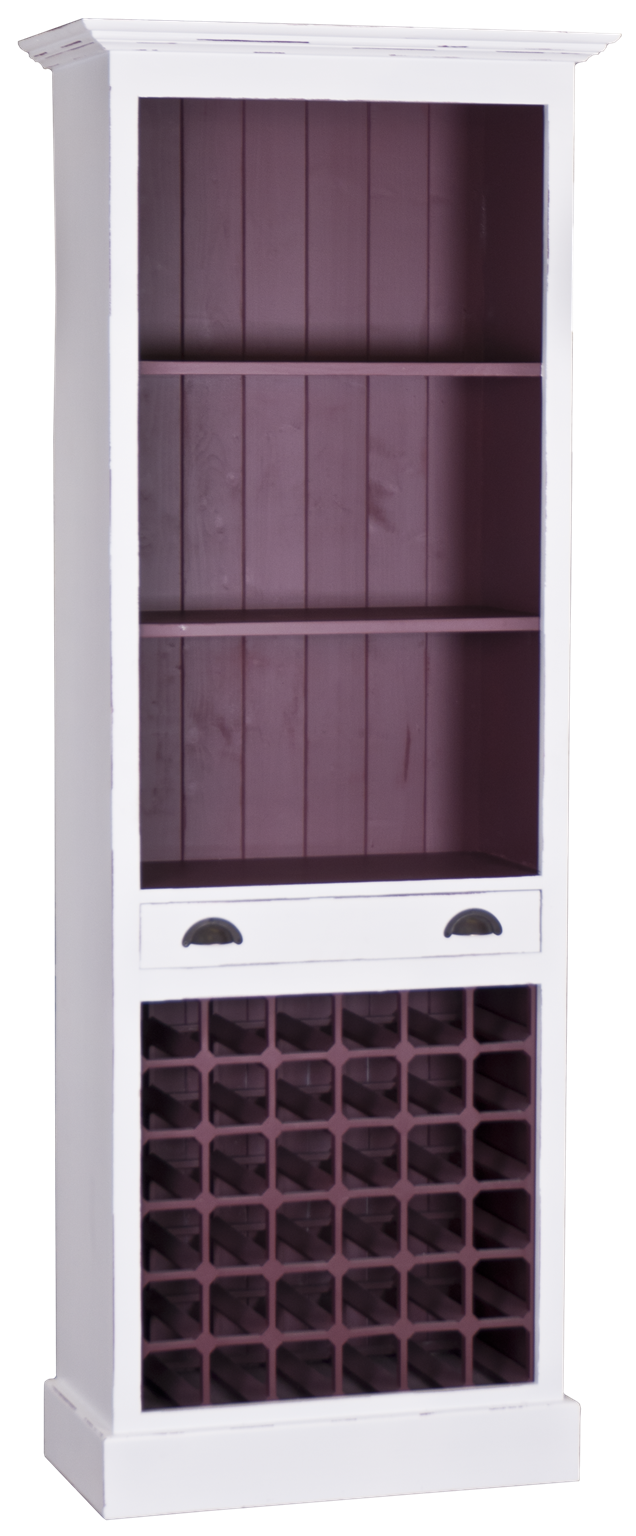 Weinregal für die Landhausküche - in vielen Farben erhältlich!