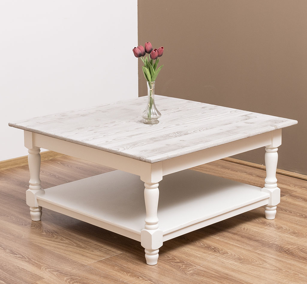 Eleganter Kaffeetisch im Landhausstil - in vielen Farben erhältlich!