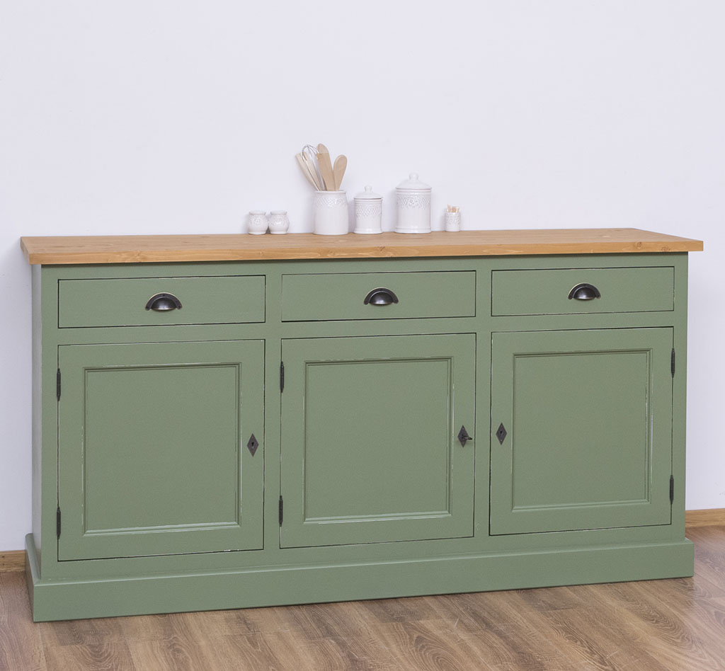 Klassisches Küchensideboard im Landhausstil - in vielen Farben erhältlich! Klassisches Küchensideboard im Landhausstil - in vielen Farben erhältlich!
