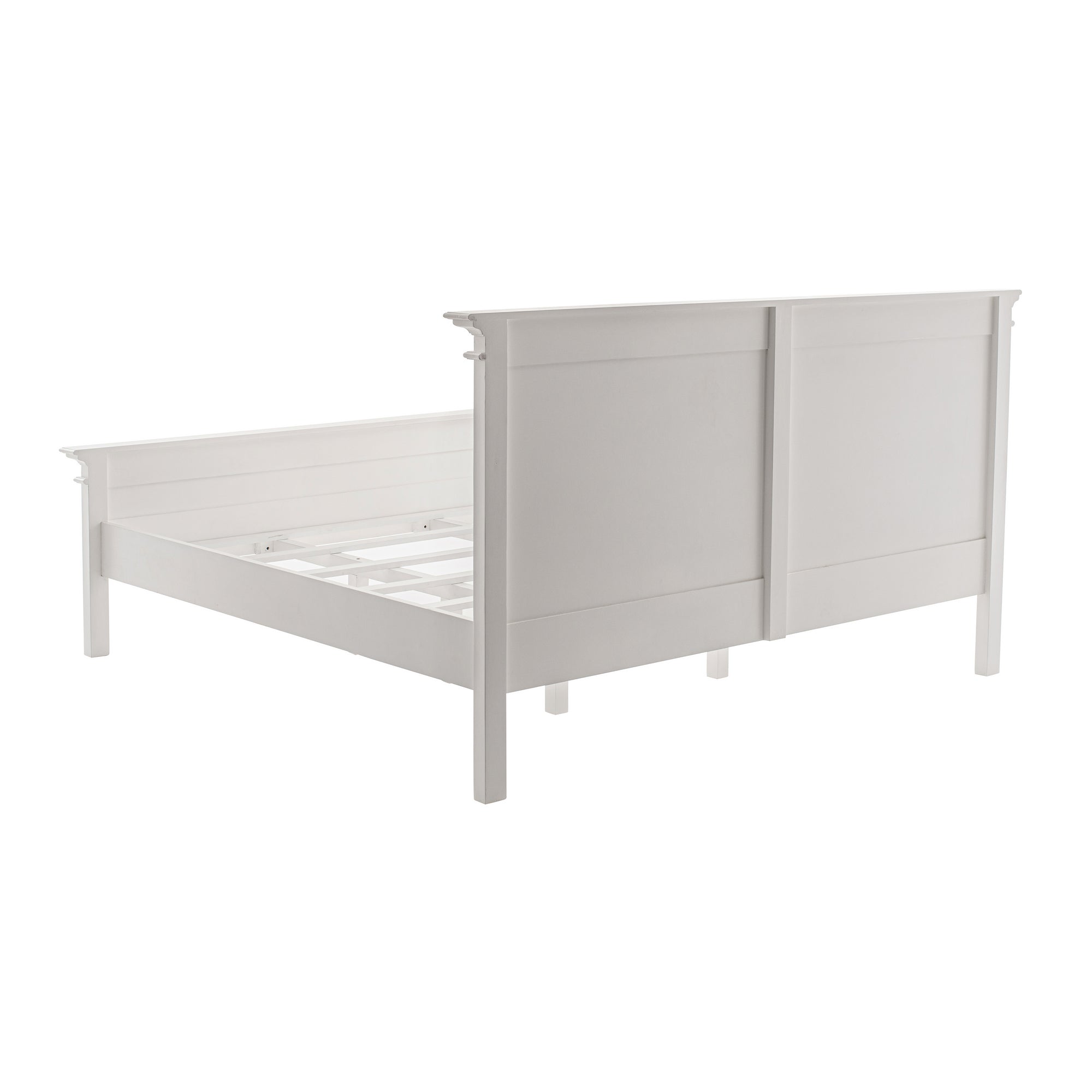 Halifax Doppelbett 200 im Landhausstil – Massivholz Weiß