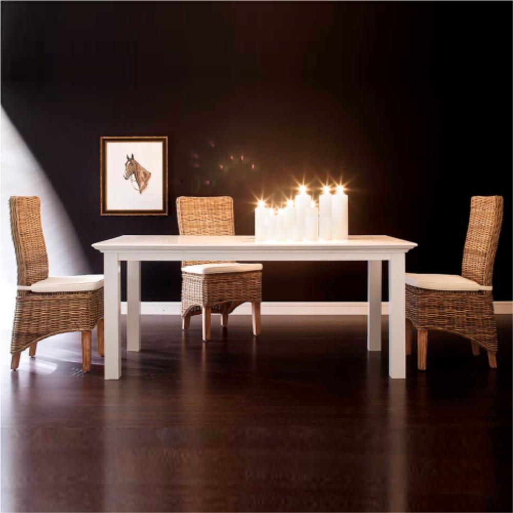 Morin Esszimmerstuhl aus Kubu-Rattan, 2er-Set