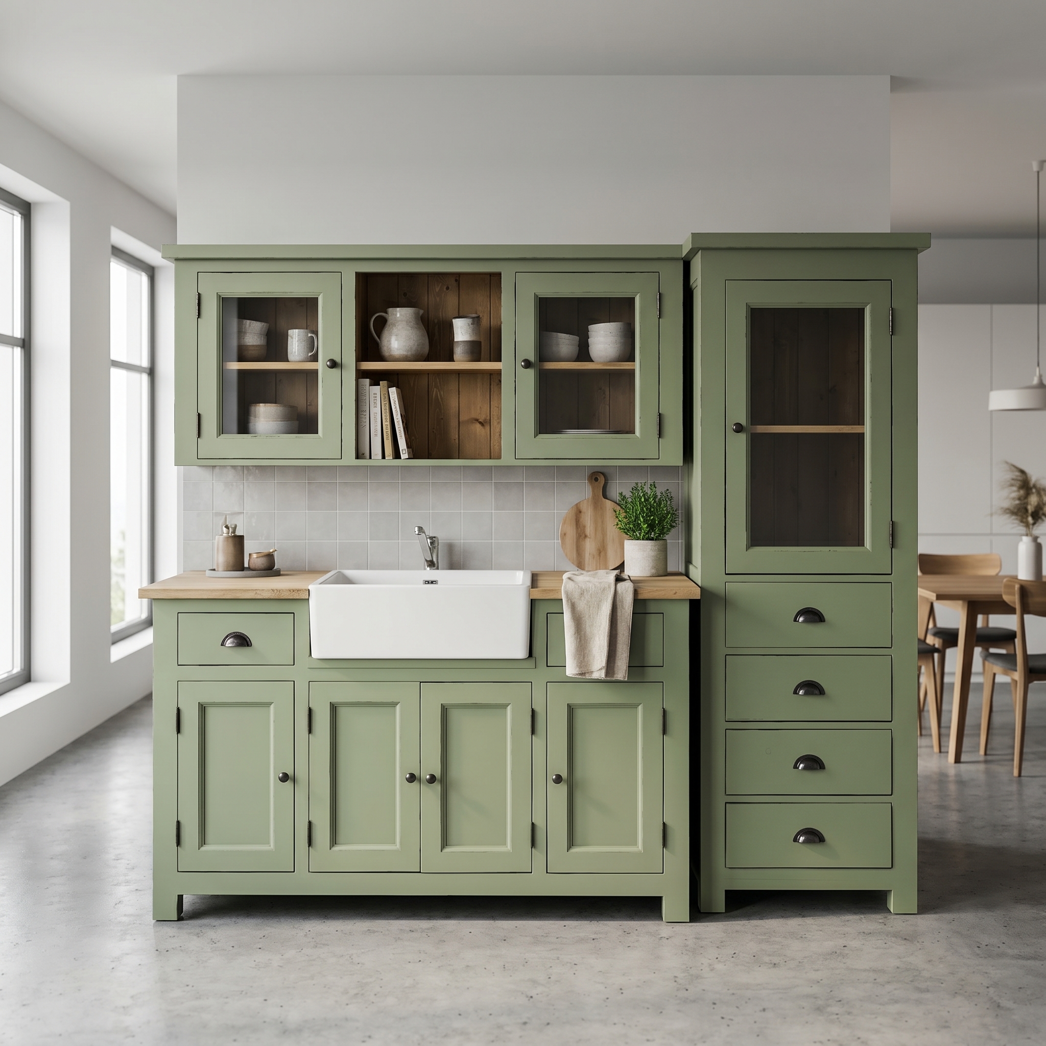 Rustikales Sideboard für Waschbecken - in vielen Farben erhältlich!