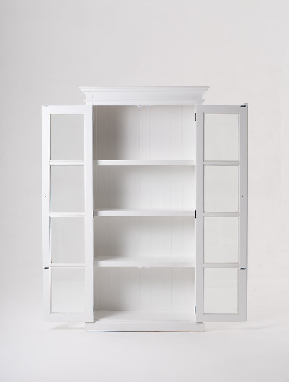 Halifax Doppel-Vitrine – Weiß