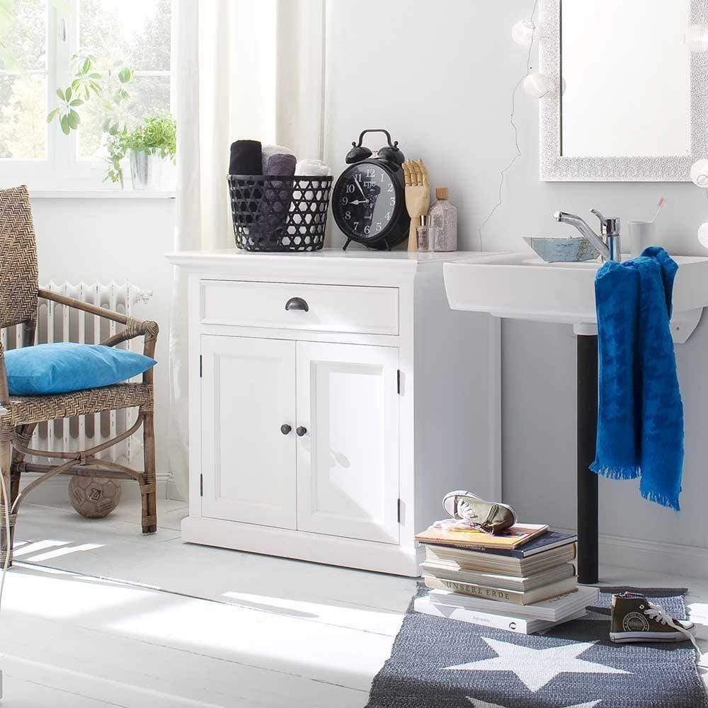 Halifax Small Buffet – Weißes Sideboard im Landhausstil