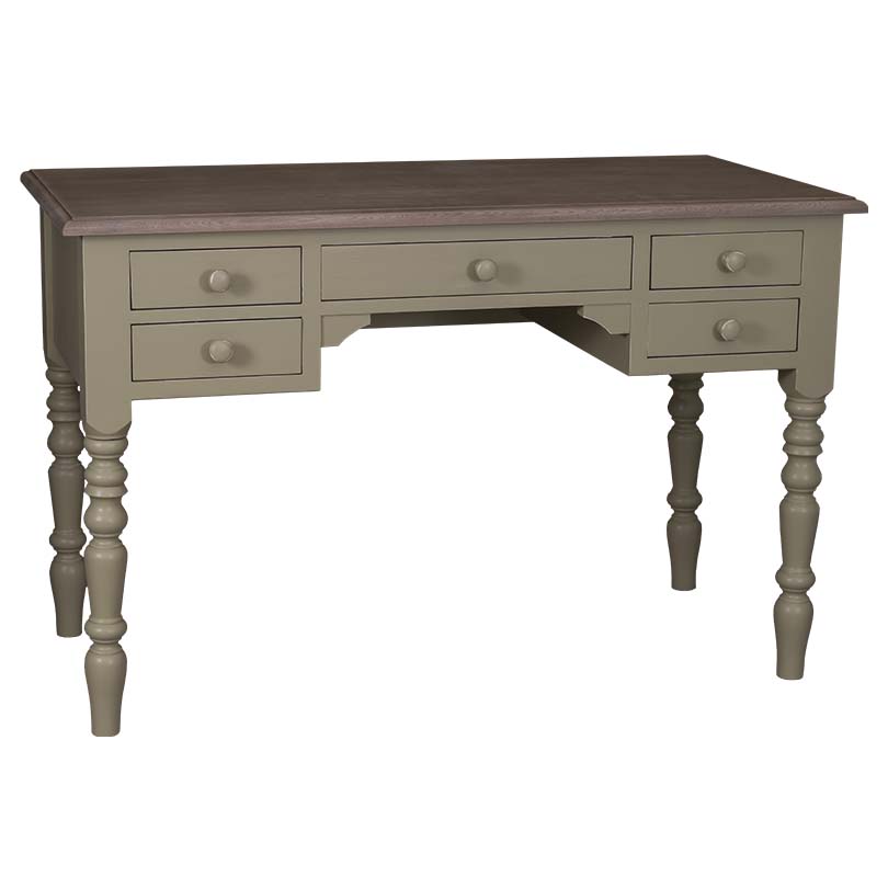 PS81-TopOak-TopP037_P054A Stilvoller Schreibtisch im Shabby Chic - in vielen Farben erhältlich!