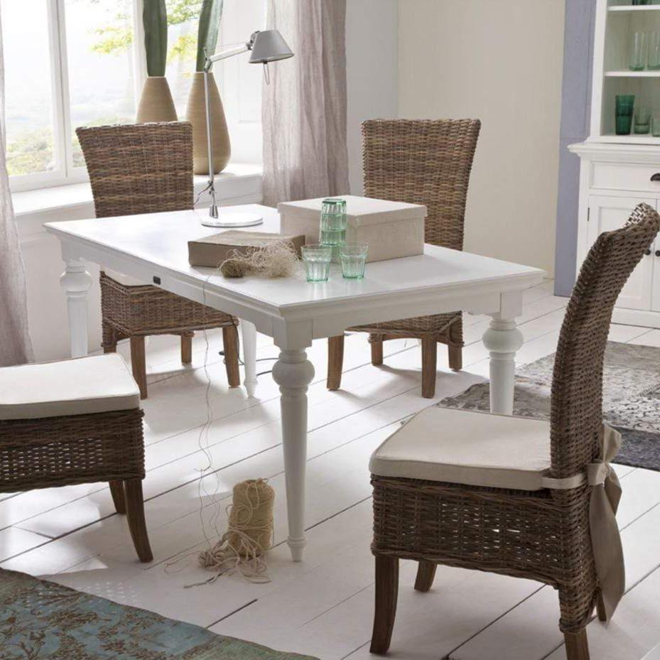 Provence Esstisch 180 cm – Weiß