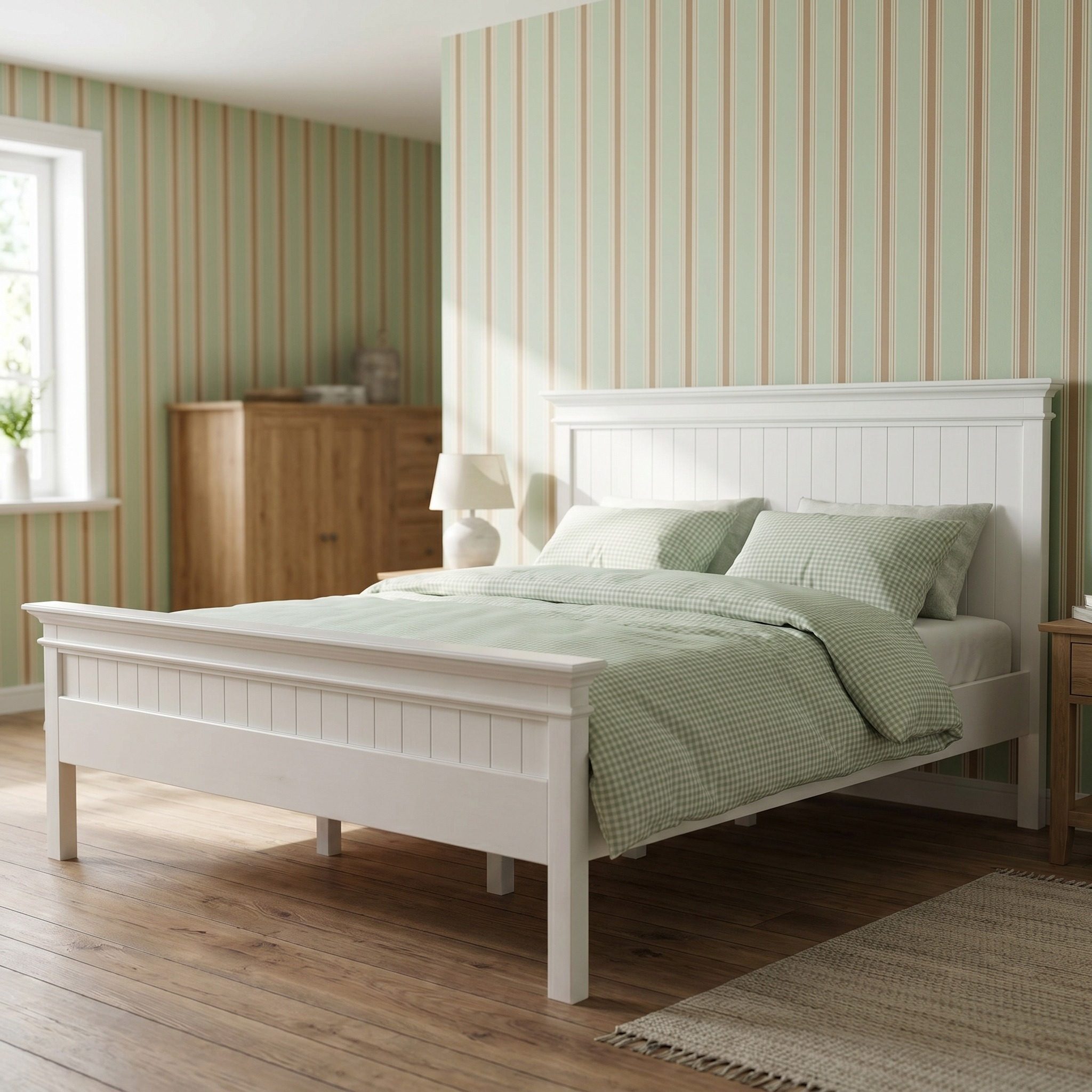King-Size-Bett 180 im Landhausstil – Halifax
